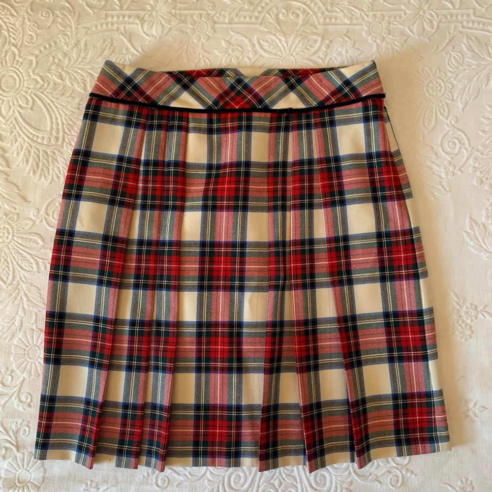 Vintage Pendleton Plaid Wool Skirt